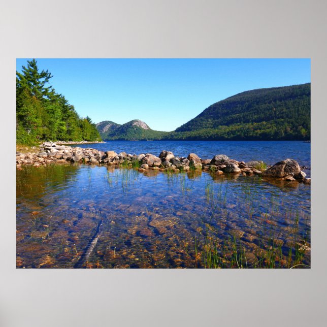 Jordan Pond I i Acadias nationalpark Poster (Framsidan)