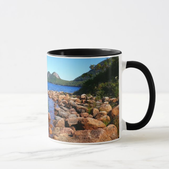 Jordan Pond II vid Acadia National Park Mugg (Höger)