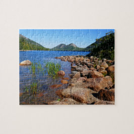 Jordan Pond II vid Acadia National Park Pussel
