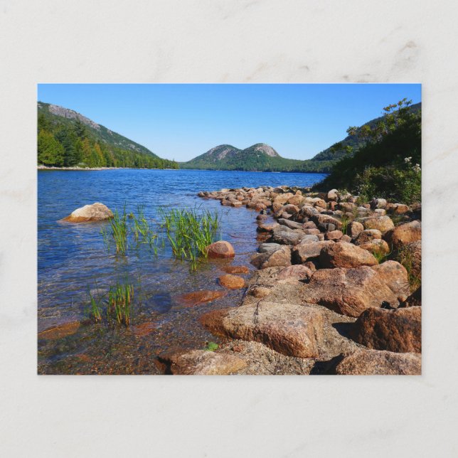 Jordan Pond II vid Acadia National Park Vykort (Framsida)