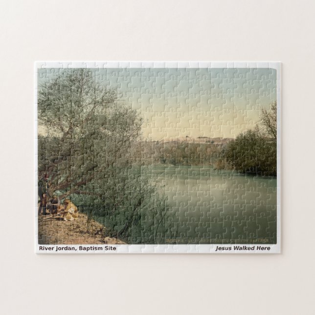 Jordan River Baptism Site Puzzle Pussel (Horisontell)