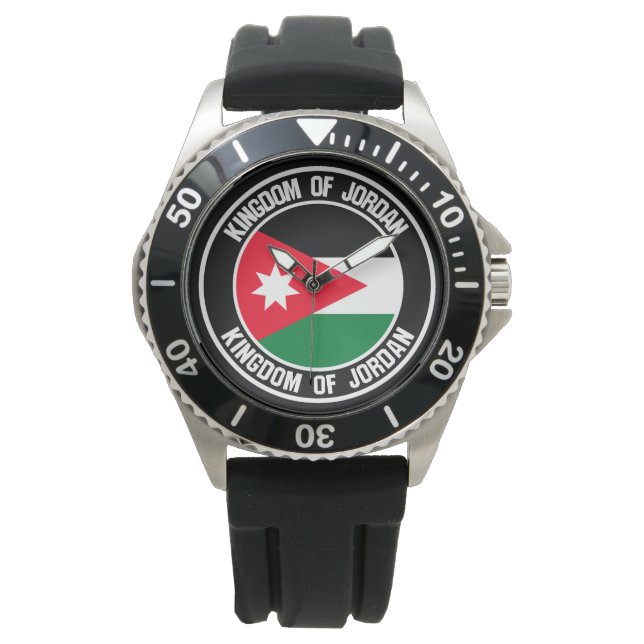 Jordan Round Emblem Armbandsur (Framsida)