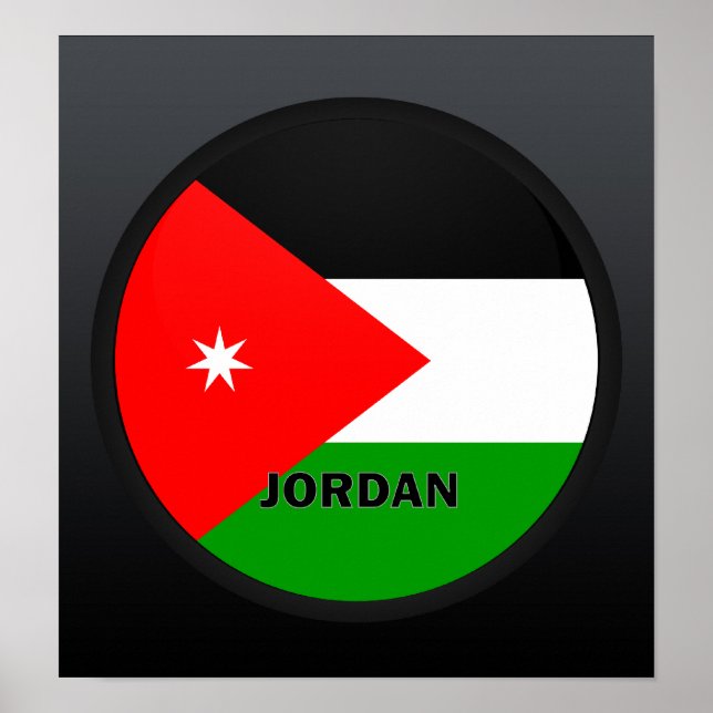 Jordan Roundel Quality Flagga Poster (Framsidan)