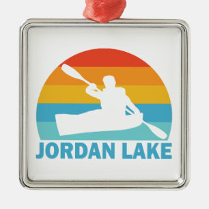 Jordan Sjö North Carolina Kayak Julgransprydnad Metall
