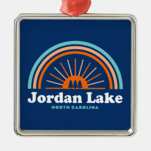 Jordan Sjö North Carolina Rainbow Julgransprydnad Metall