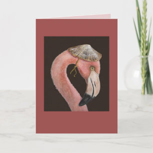 Jordan the flamingo Card Kort