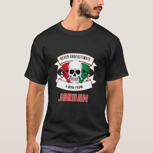 Jordan Underskatta aldrig T Shirt (Framsida)