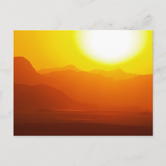 Jordan Wadi Rum Desert-vykort Vykort (Framsida)