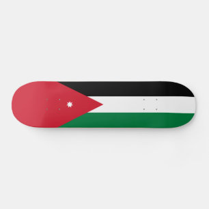 Jordanflagga Mini Skateboard Bräda 18,5 Cm