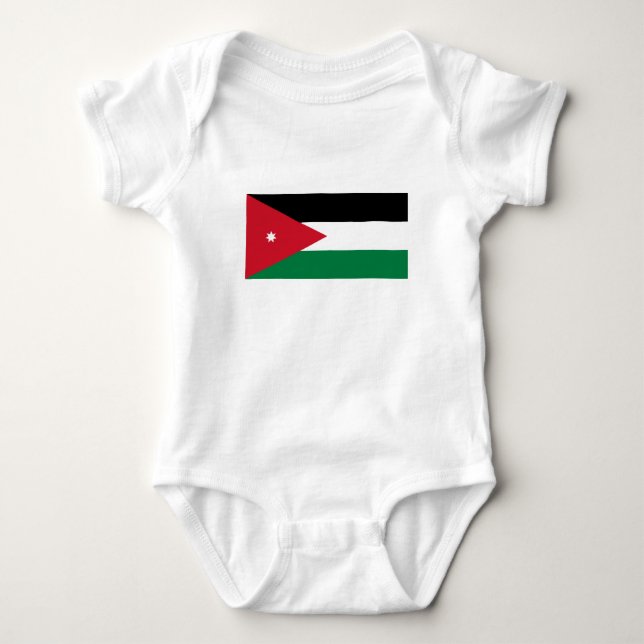 Jordanflagga T Shirt (Framsida)