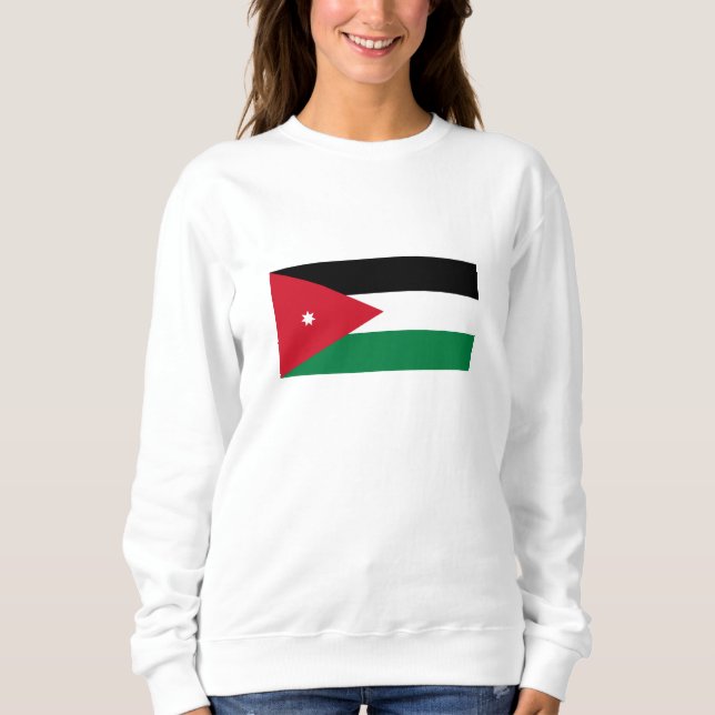 Jordanflagga T Shirt (Framsida)