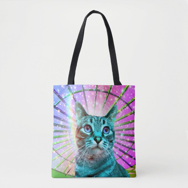 Jordängel - Cat Tote Bag  Tygkasse (Framsida)