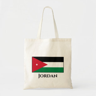 Jordanien Flagga Tygkasse