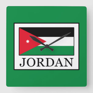Jordanien Fyrkantig Klocka