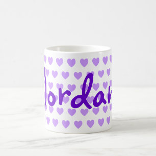 Jordanien i Lila Kaffemugg