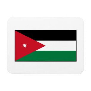 Jordanien - jordansk flagga magnet