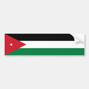 Jordanien/jordansk flaggabildekal bildekal