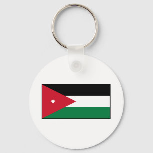 Jordanien - Jordanska Flagga Nyckelring