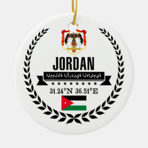Jordanien Julgransprydnad Keramik