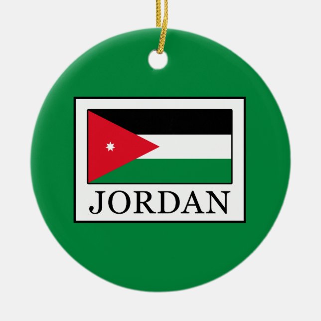 Jordanien Julgransprydnad Keramik (Framsidan)