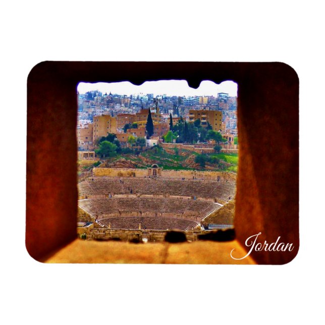 Jordanien Magnet (Horisontell)