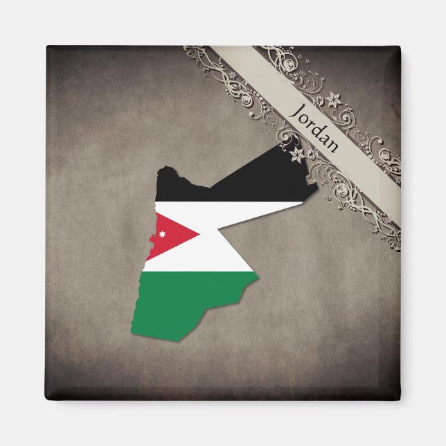 Jordanien Magnet (Framsidan)