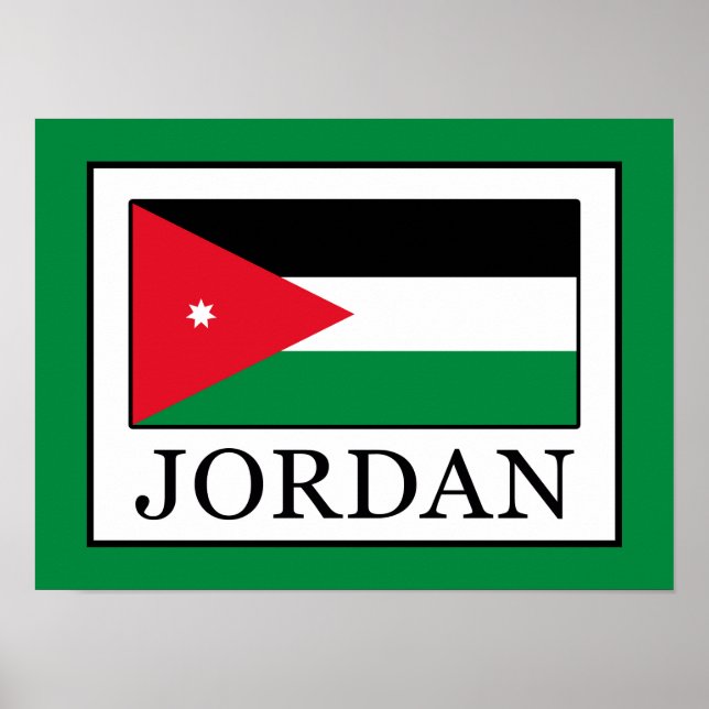 Jordanien Poster (Framsidan)