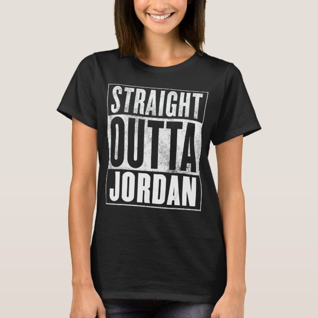 Jordanien - Raka Outta Jordan T Shirt (Framsida)