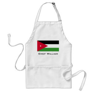 Jordanienflagga Förkläde