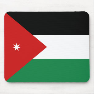 Jordanienflagga Mousepad Musmatta