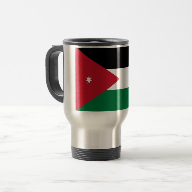Jordanienflagga Resemugg (Framsida vänster)