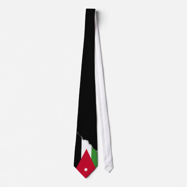 Jordanienflagga Slips (Framsida)