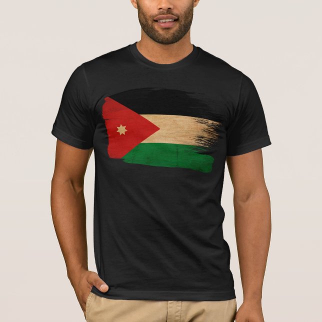 Jordanienflagga Tee (Framsida)