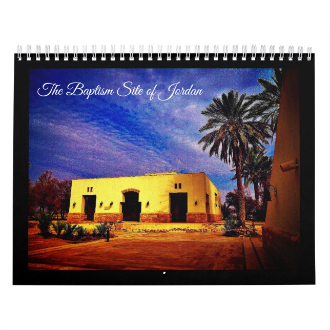 Jordaniens baptismområde kalender (Omslag)