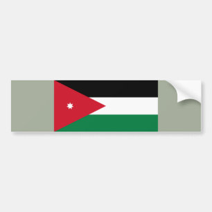 Jordaniens flagga bildekal