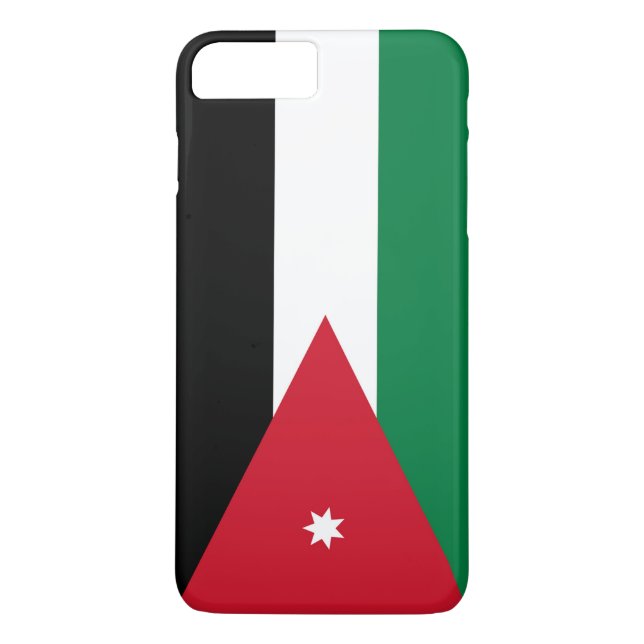 Jordaniens flagga Case-Mate iPhone skal (Baksida)