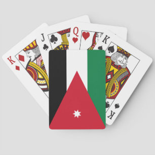 Jordaniens flagga casinokort