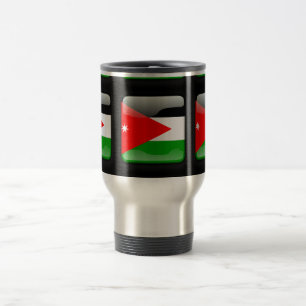 Jordaniens flagga resemugg