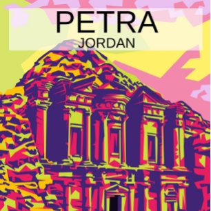 Jordaniens Petra-monument Vykort