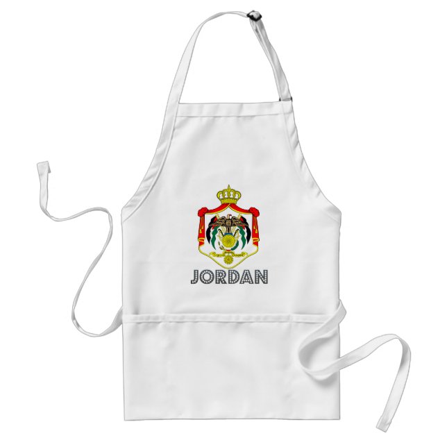 Jordanienvapensköld Förkläde (Framsidan)