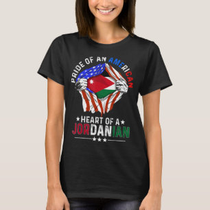 Jordansk Amerikansk Amerika Stolthet Utland J T Shirt