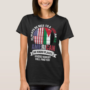 Jordansk amerikansk bekant Ställen Land Jordanien T Shirt