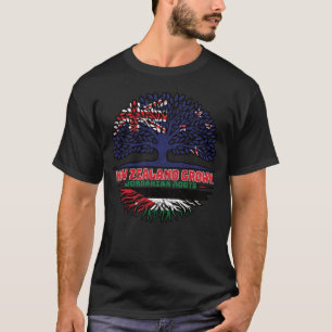 Jordanska Jordanien Nya Zealander Nya Zeeland Träd T Shirt