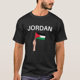 Jordanska, jordanska Land Flagga Print T-Shirt