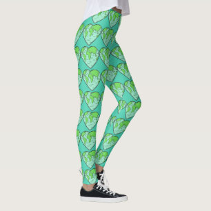 Jordbaljväxter i anpassningsbarna Kärlek i färg Leggings