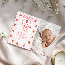 Jordbärsfoto Tackkort Inbjudningar