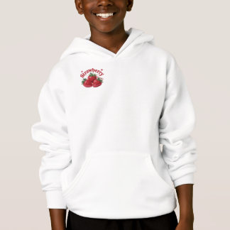 Jordbärshoodie för kvinnor/flickor t shirt