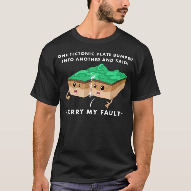 jordbävning t shirt (Framsida)