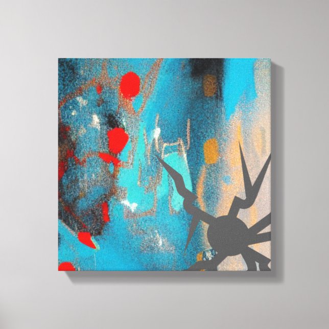 Jordbävningen Canvastryck (Framsida)