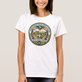 Jordbävningslindring & Motståndskraft Kvinnors T-s T Shirt